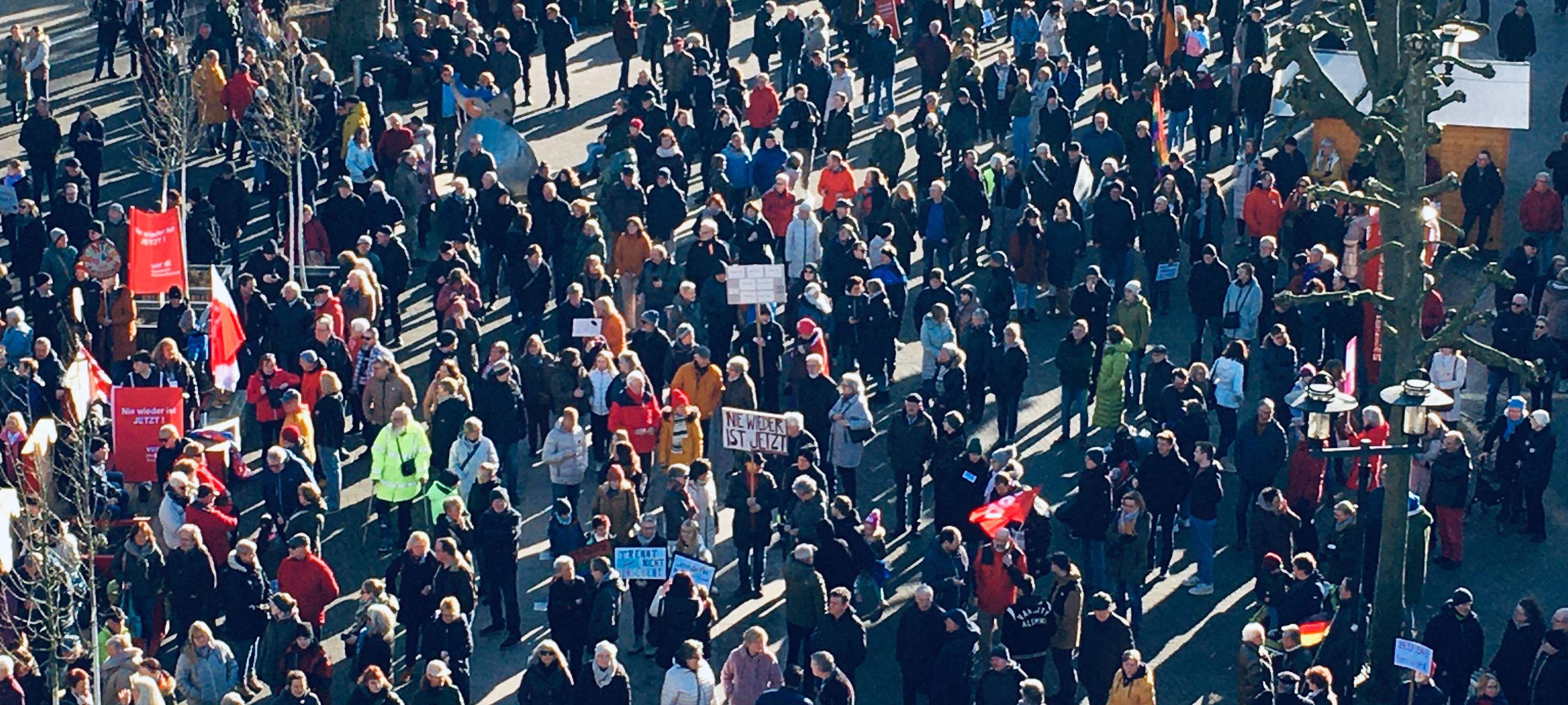 4500 bis 5000 bei Borkener Demo
