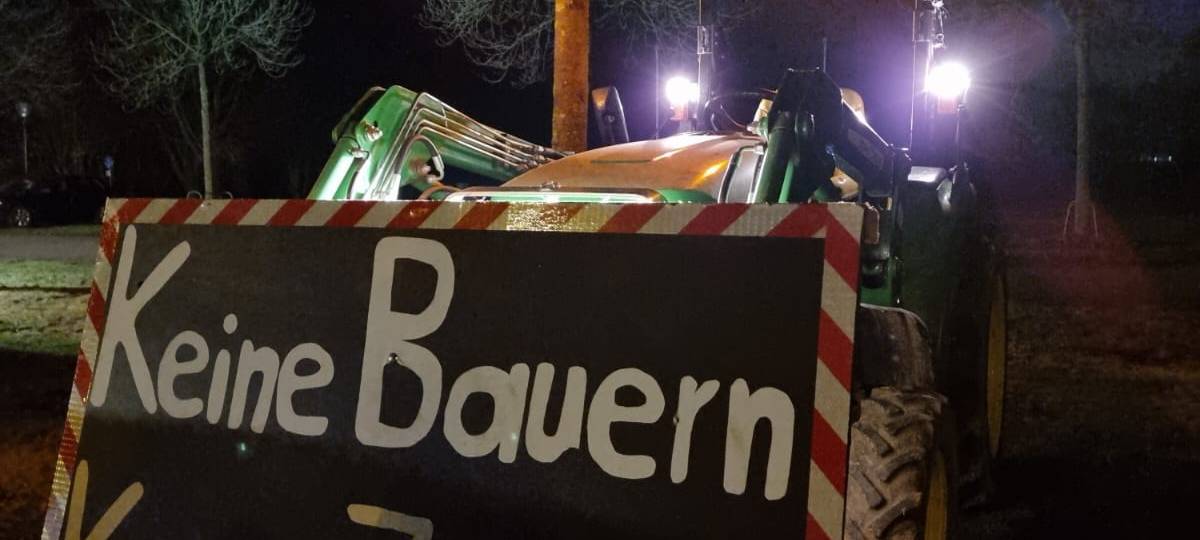 Der Protest der Landwirte geht weiter