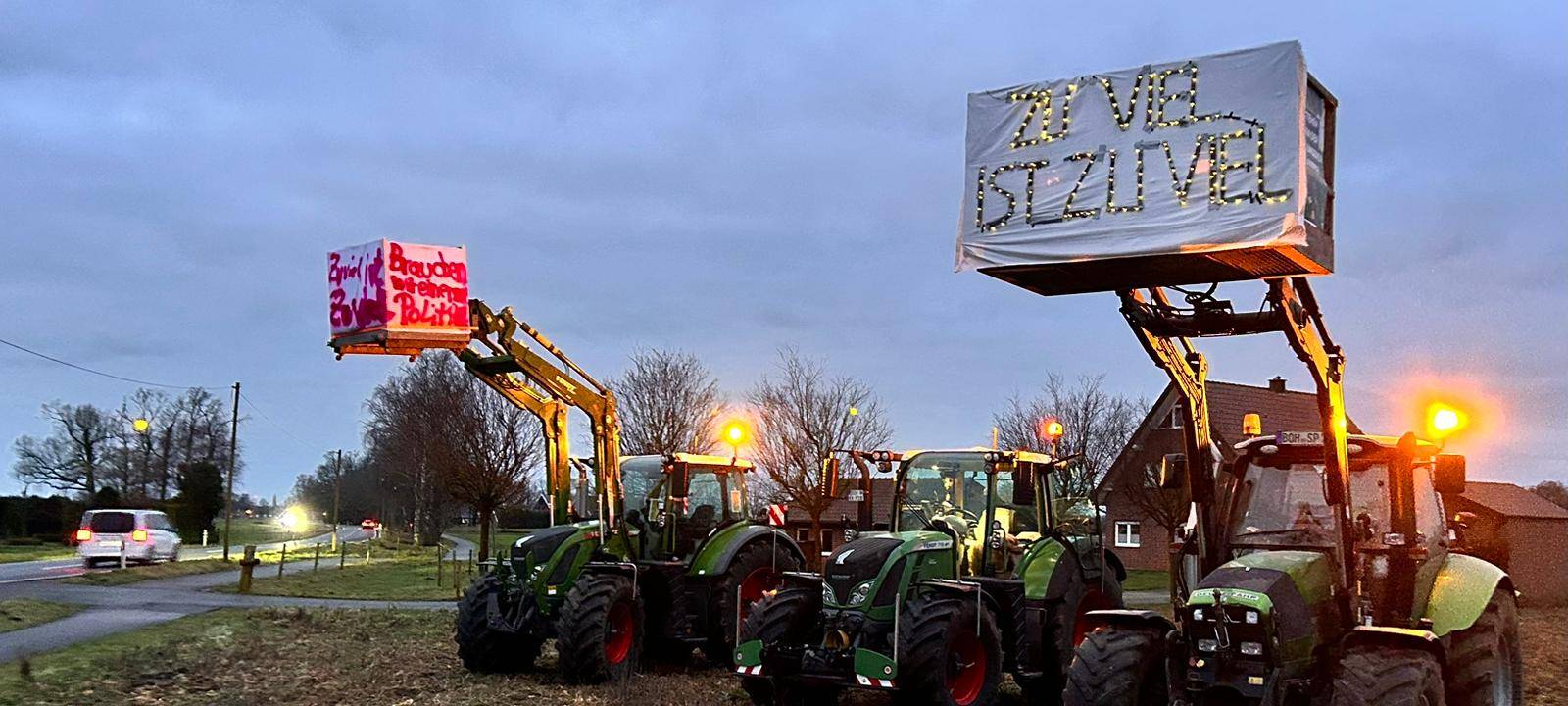 Landwirte protestieren