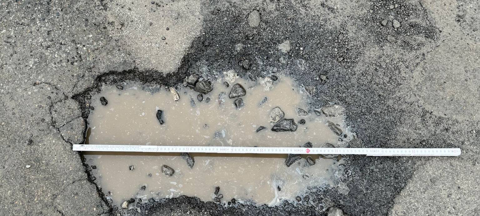 Das größte Schlagloch im Westmünsterland