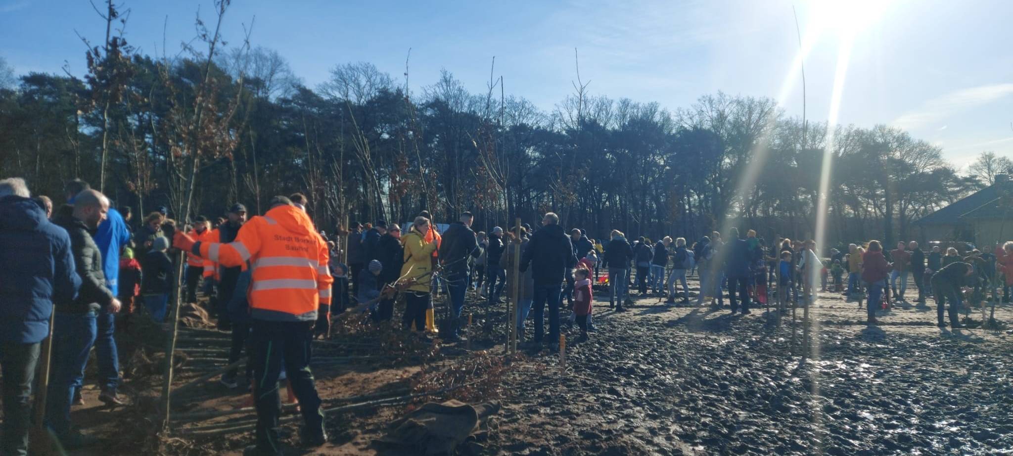 200 Bäume im Kinderbaumwald in Borken