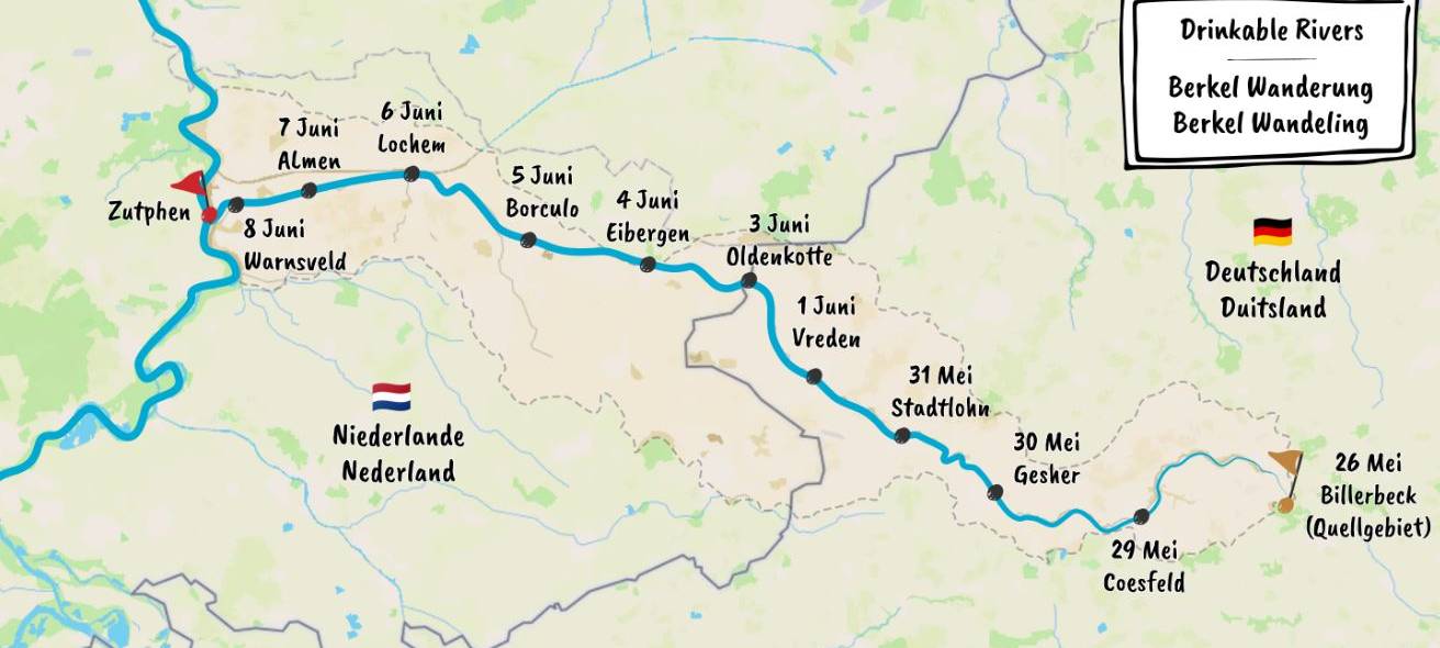 "Drinkbare Berkel" - Wandern für Trinkbares Berkelwasser