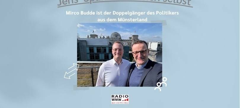 Jens Spahn trifft sich selbst