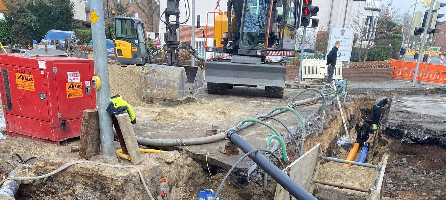 Arbeiten auf Großbaustelle Gronau gehen voran