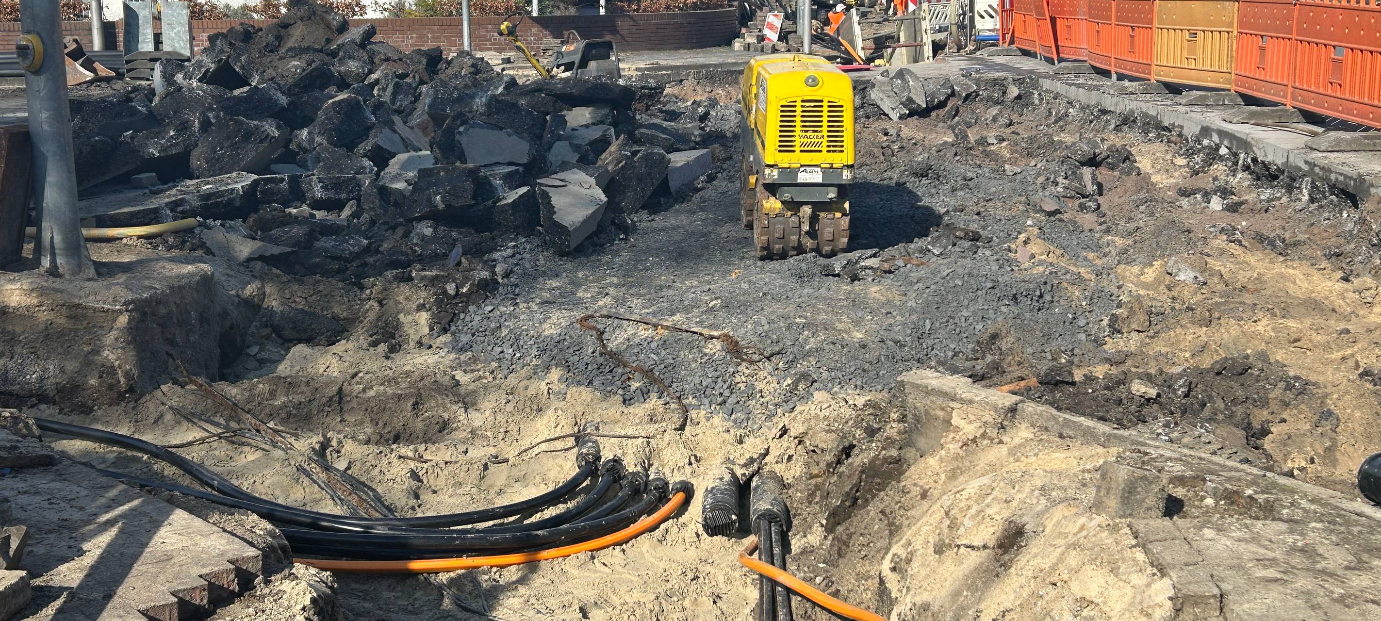 Arbeiten auf Großbaustelle Gronau gehen voran