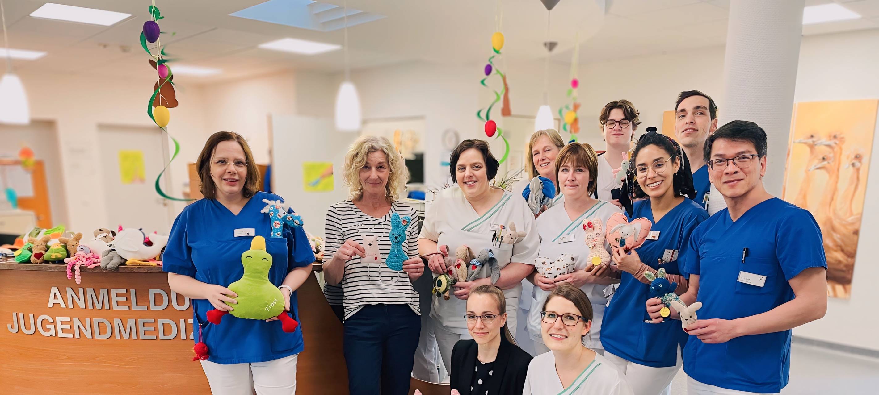"Trösterchen" für Patienten der Bocholter Kinderklinik