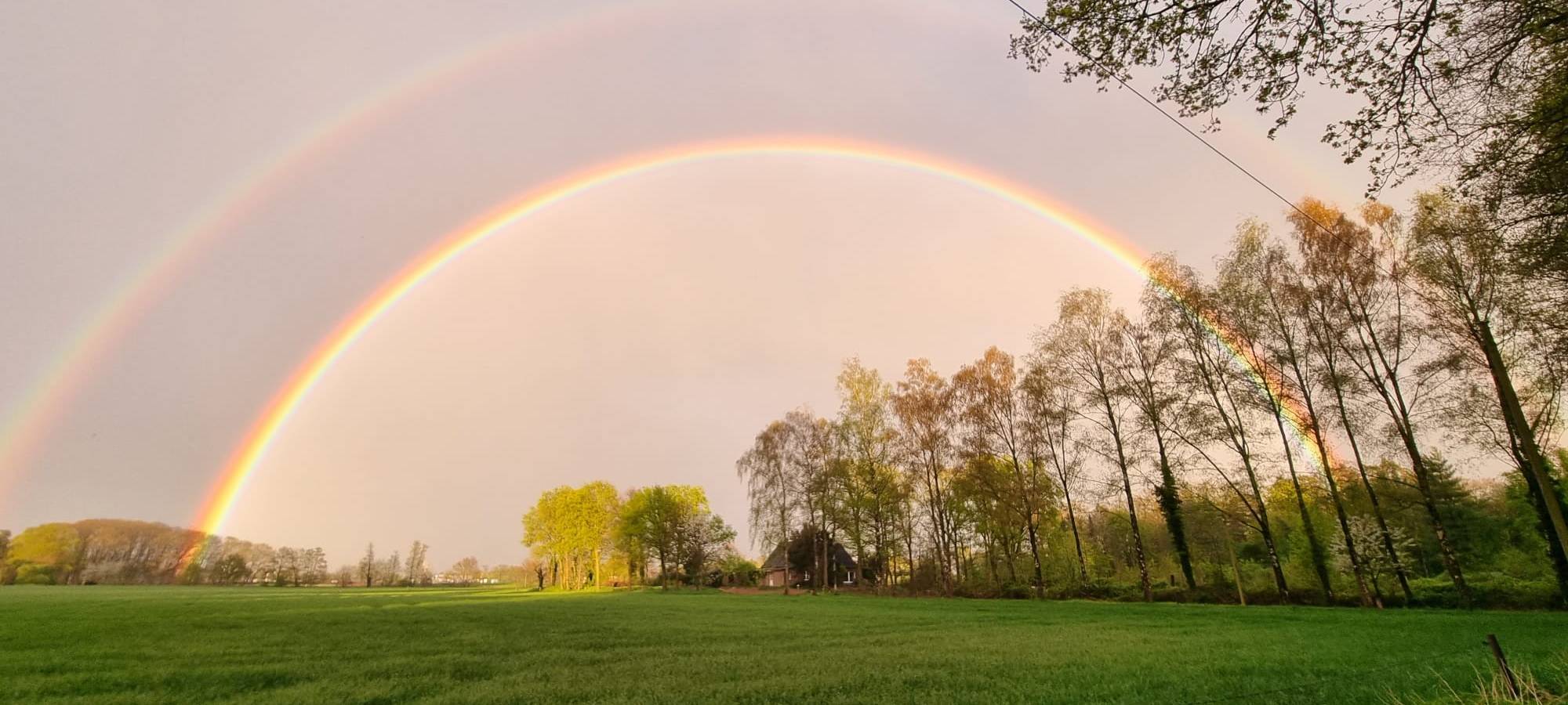 Regenbogen im Westmünsterland