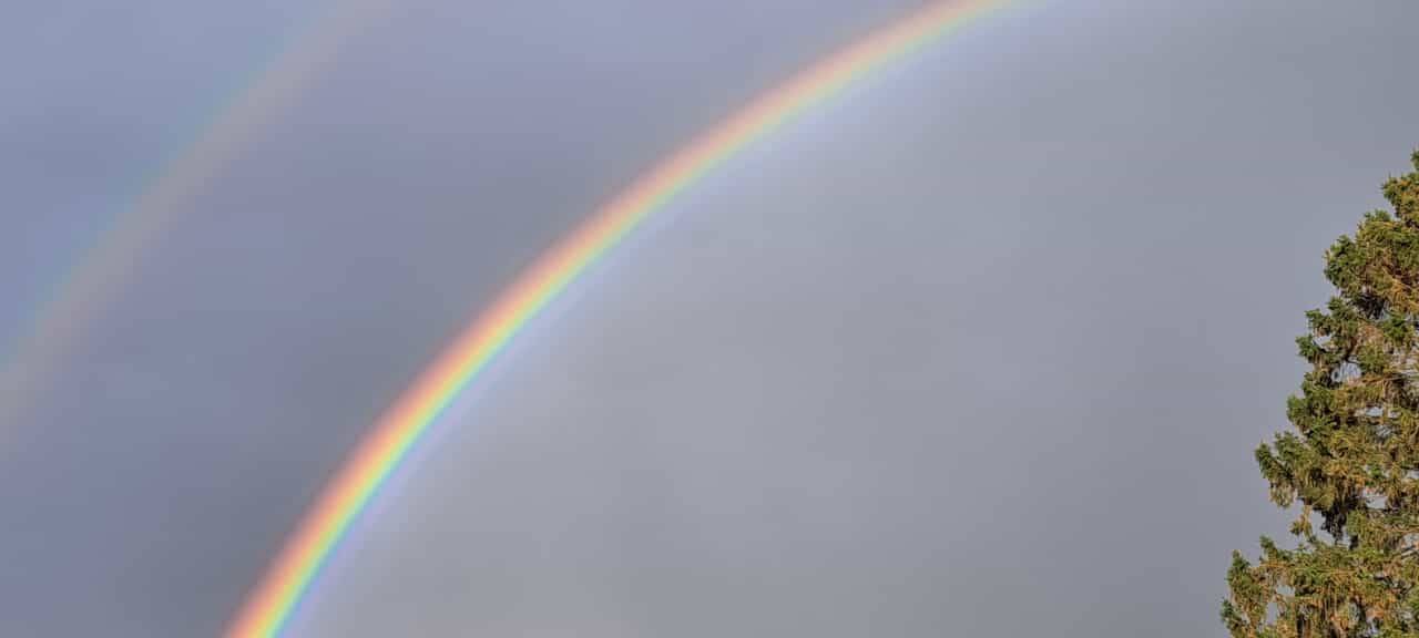 Regenbogen im Westmünsterland