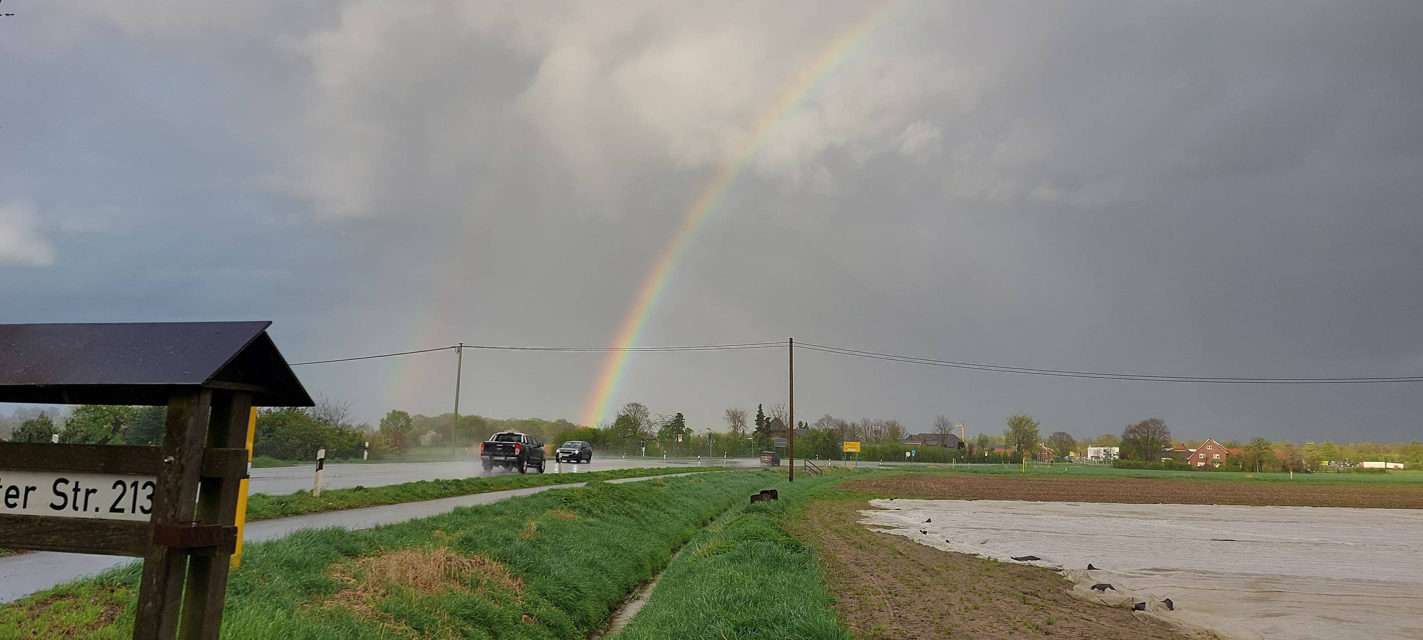 Regenbogen im Westmünsterland