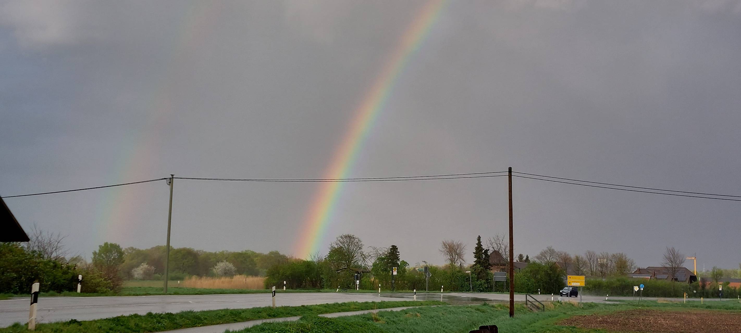 Regenbogen im Westmünsterland
