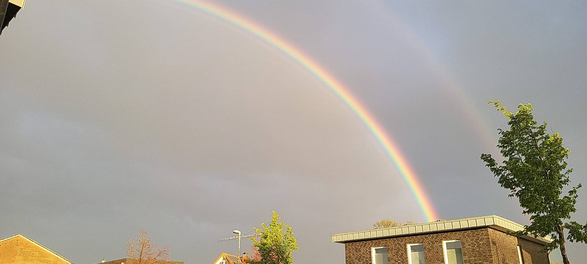 Regenbogen im Westmünsterland