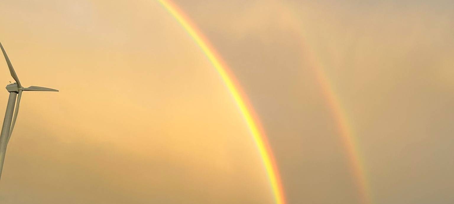 Regenbogen im Westmünsterland