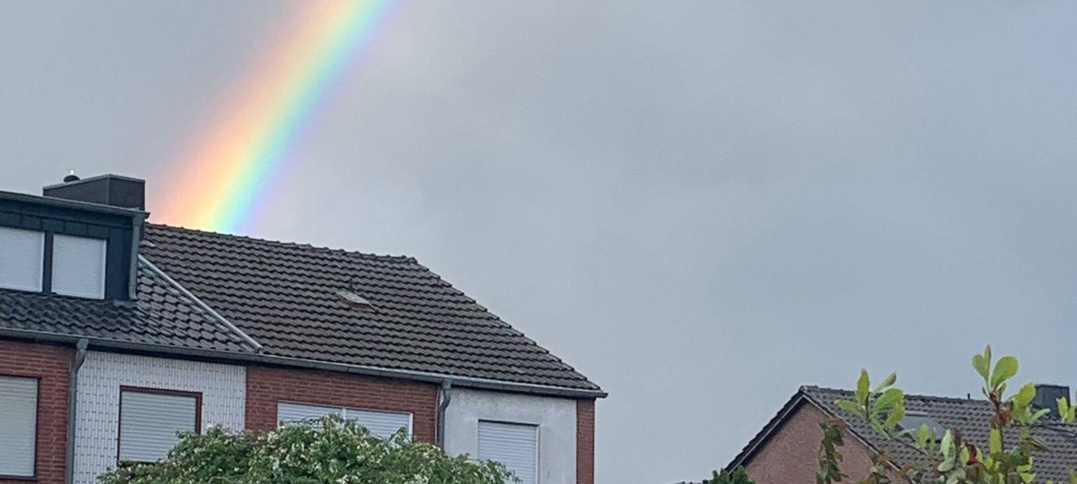 Regenbogen im Westmünsterland