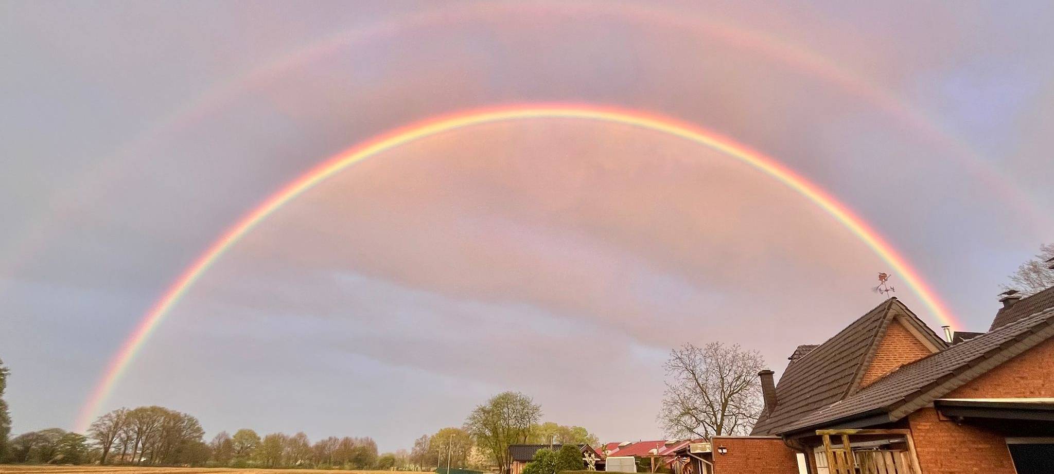 Regenbogen im Westmünsterland