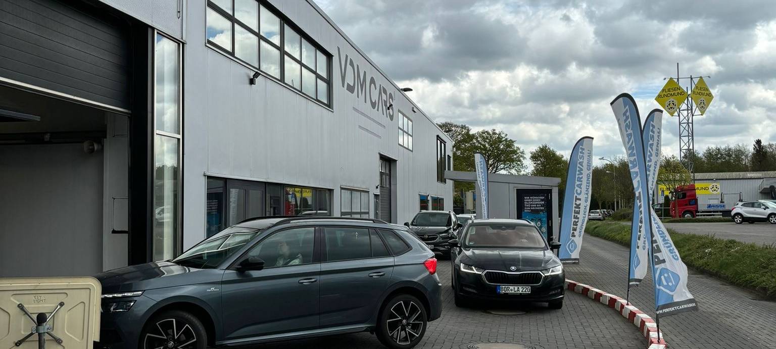 In der Waschstraße ist gerade gut zu tun