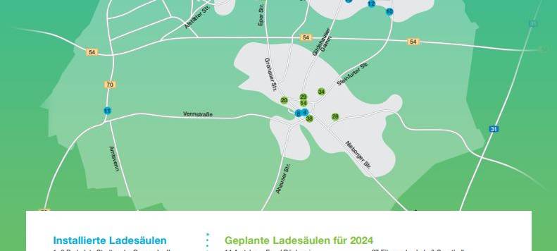 Weitere Ladesäulen Gronau in diesem Jahr