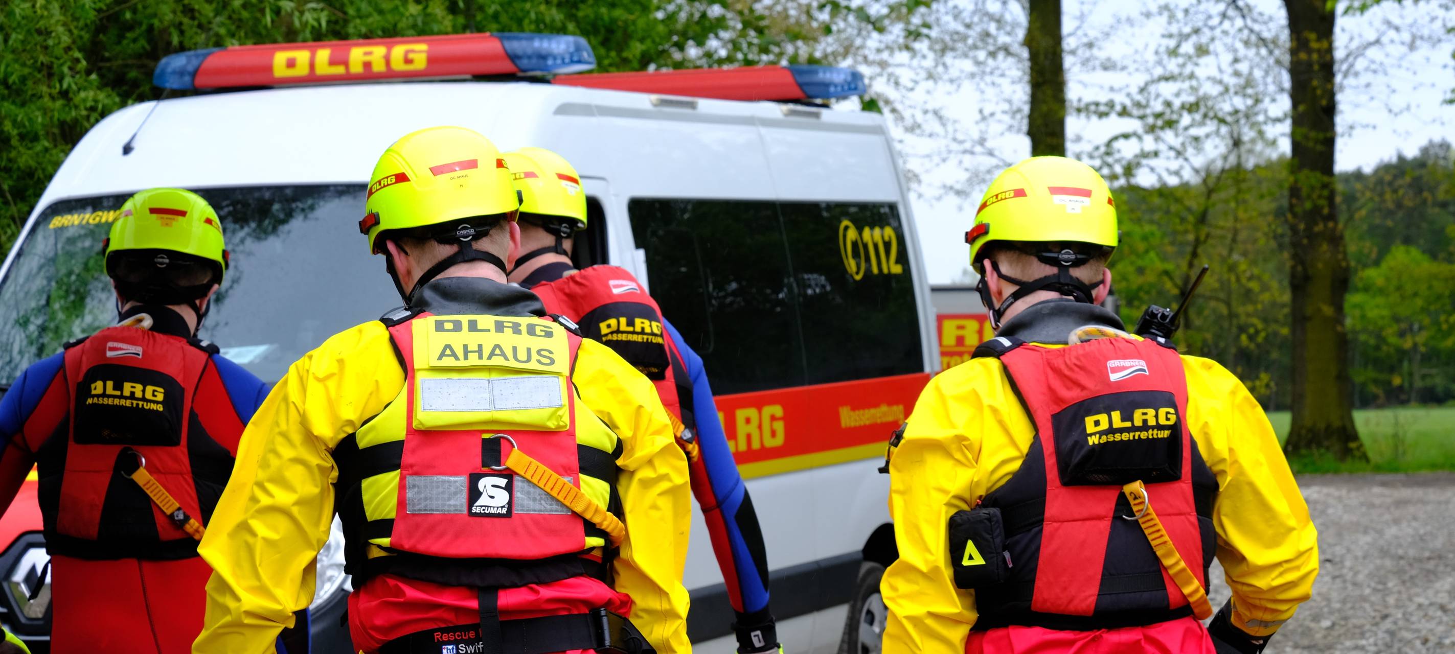 Einsatzübung der DLRG in Barlo