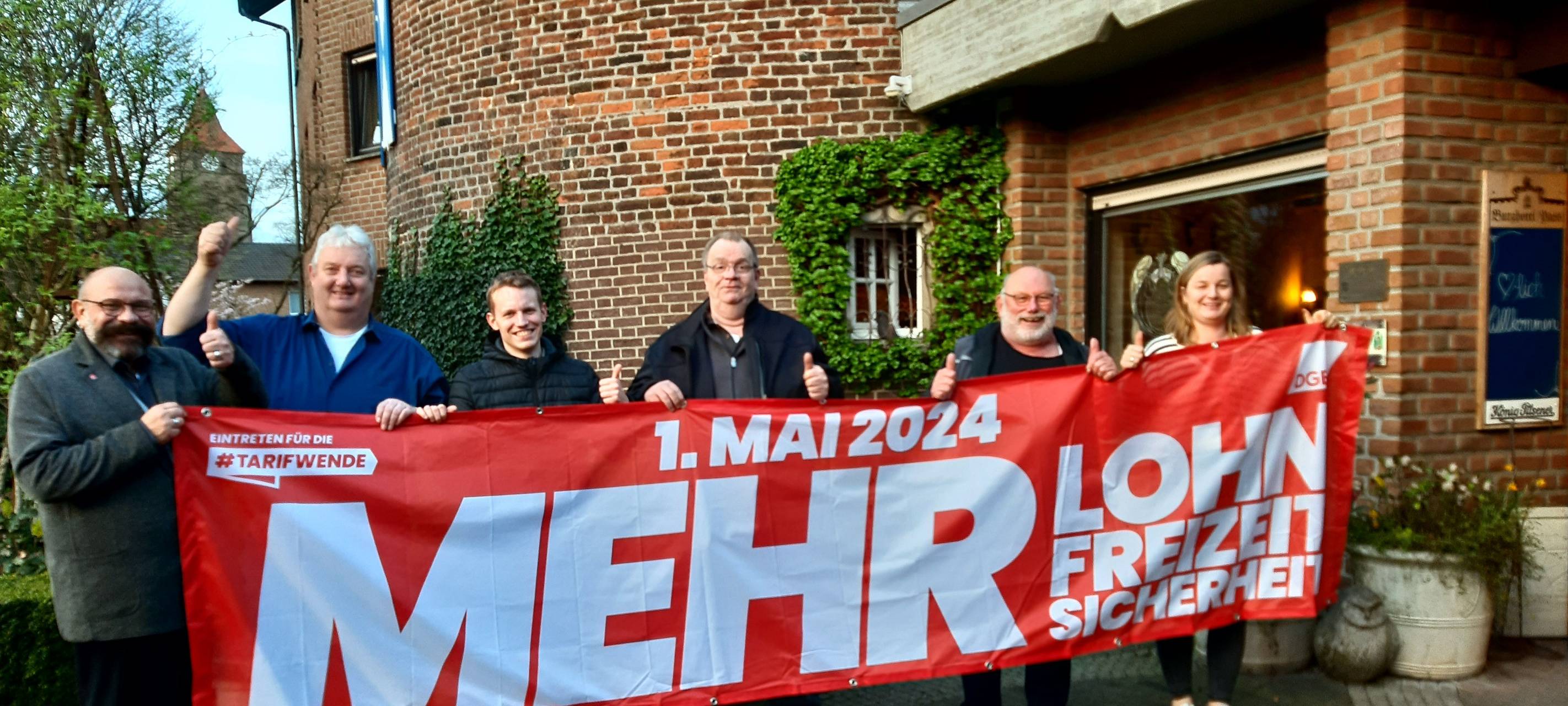 Kundgebung zum 1. Mai in Borken