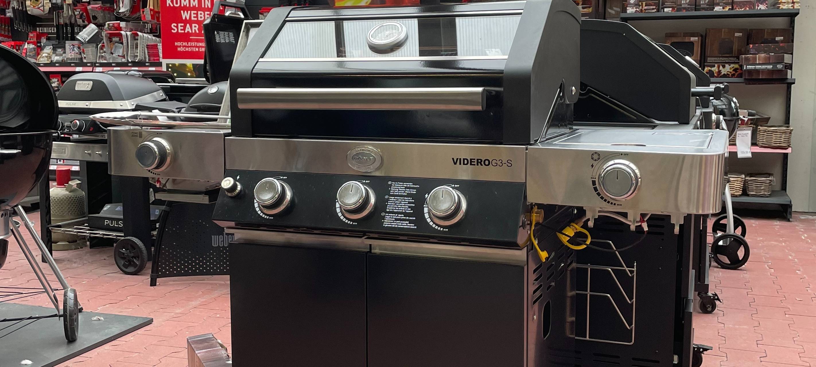 Grillübergabe: Luisa konnte den Grill abstauben