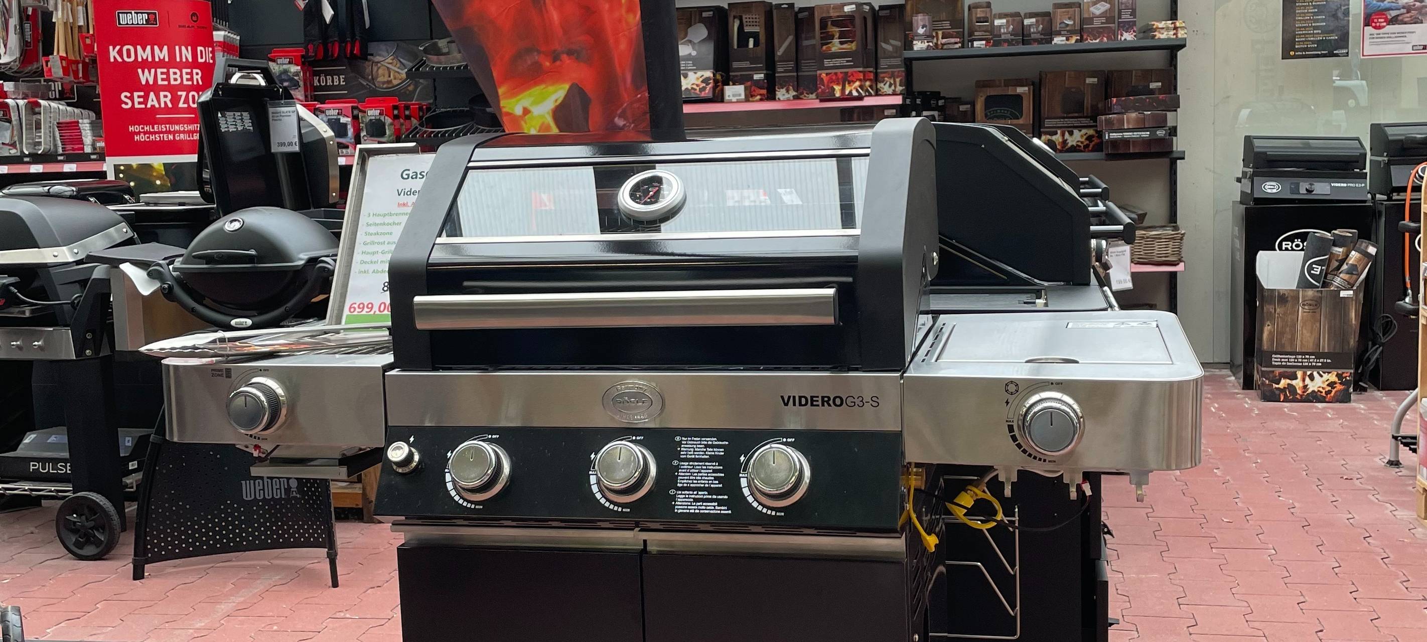 Grillübergabe: Luisa konnte den Grill abstauben