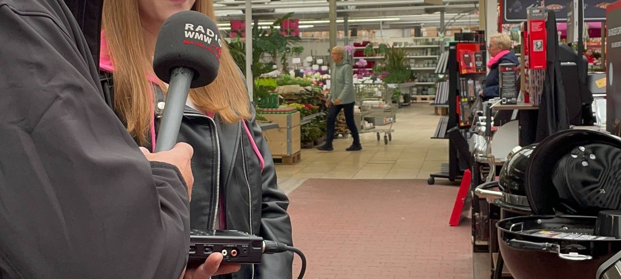 Grillübergabe: Luisa konnte den Grill abstauben