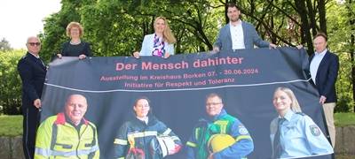 Ausstellung "Der Mensch dahinter" in Borken
