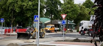 Neuer Kreisverkehr in Ahaus bald fertig