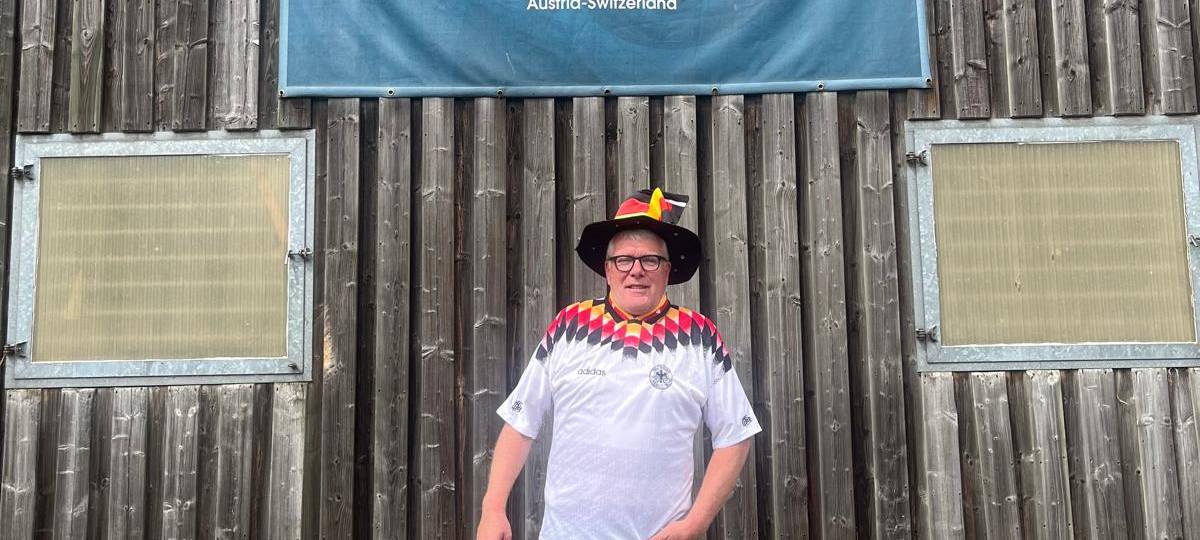 Ahauser Fussballfan besucht