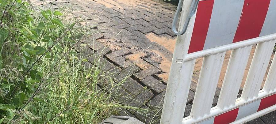 Wasserrohrbruch in Groß Reken