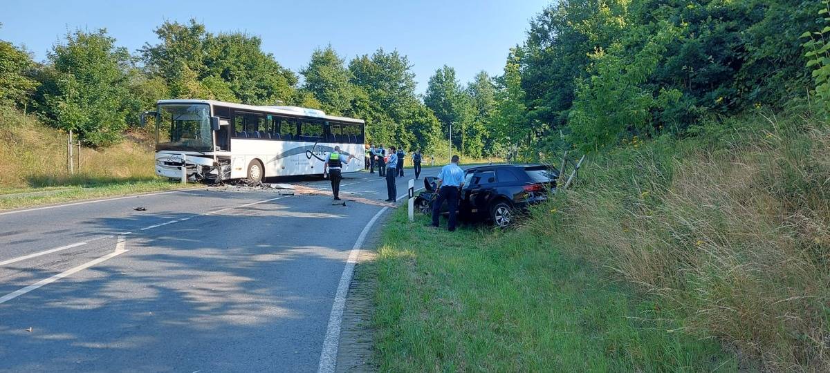 Unfall mit Schulbus in Dülmen