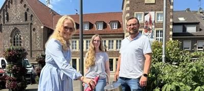 Trinkwasserbrunnen in Borken am Marktplatz