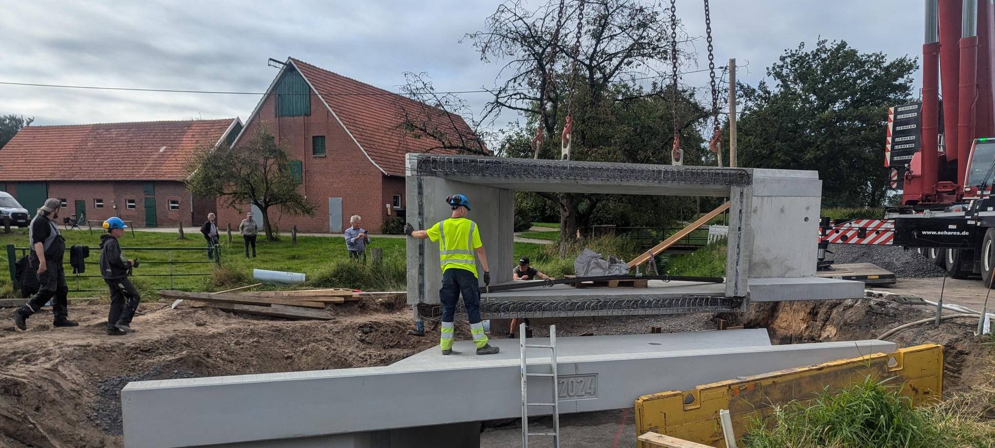 Raesfelder Brücke wie geplant fertig