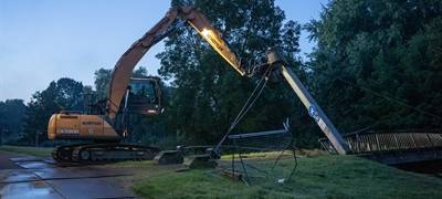 Abrissarbeiten an Aasee-Brücke in Bocholt haben begonnen