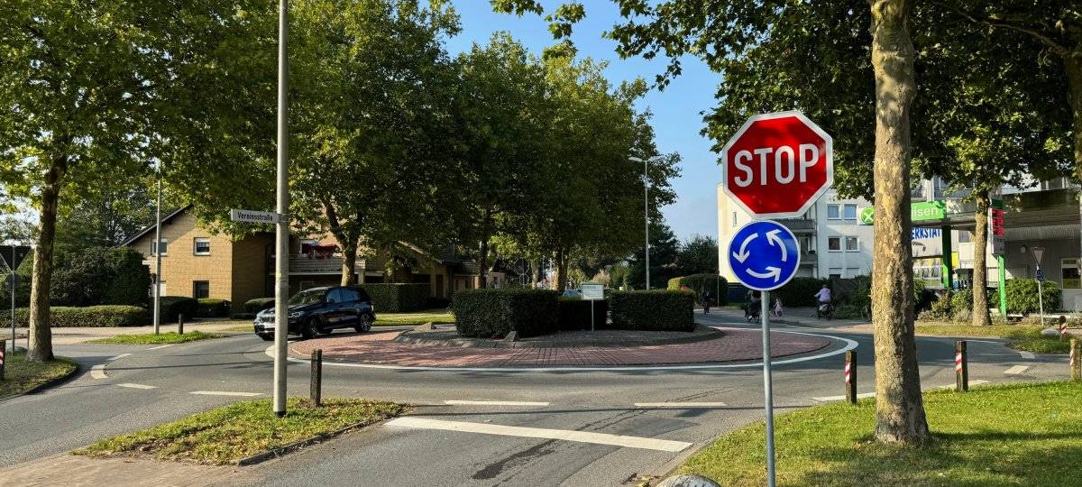 Kreisverkehr in Gronau soll sicherer werden