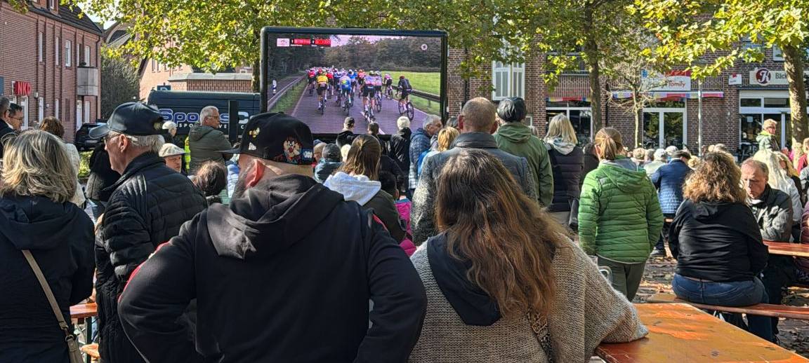 Velener begeisterte Zuschauer beim Münsterland Giro