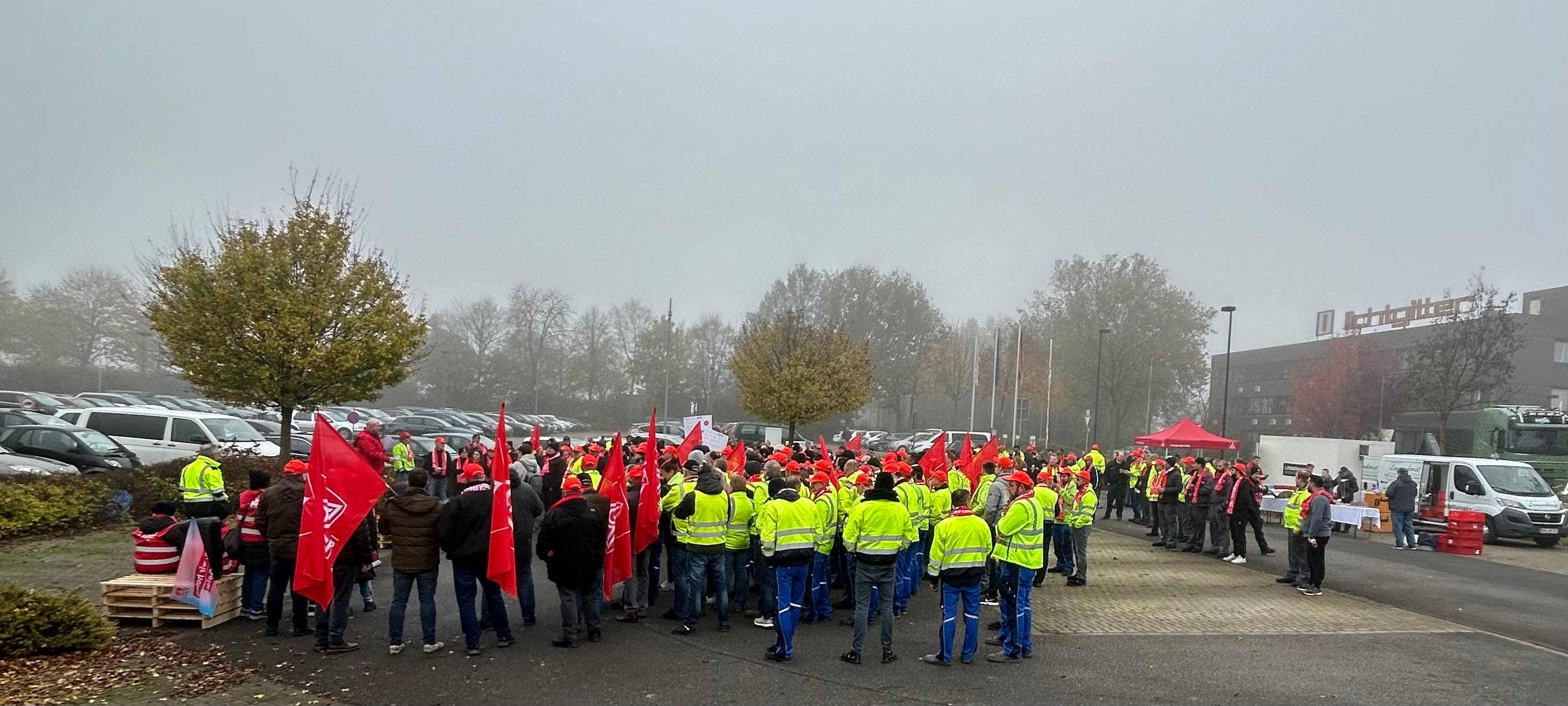 Warnstreik der Metaller in Stadtlohn