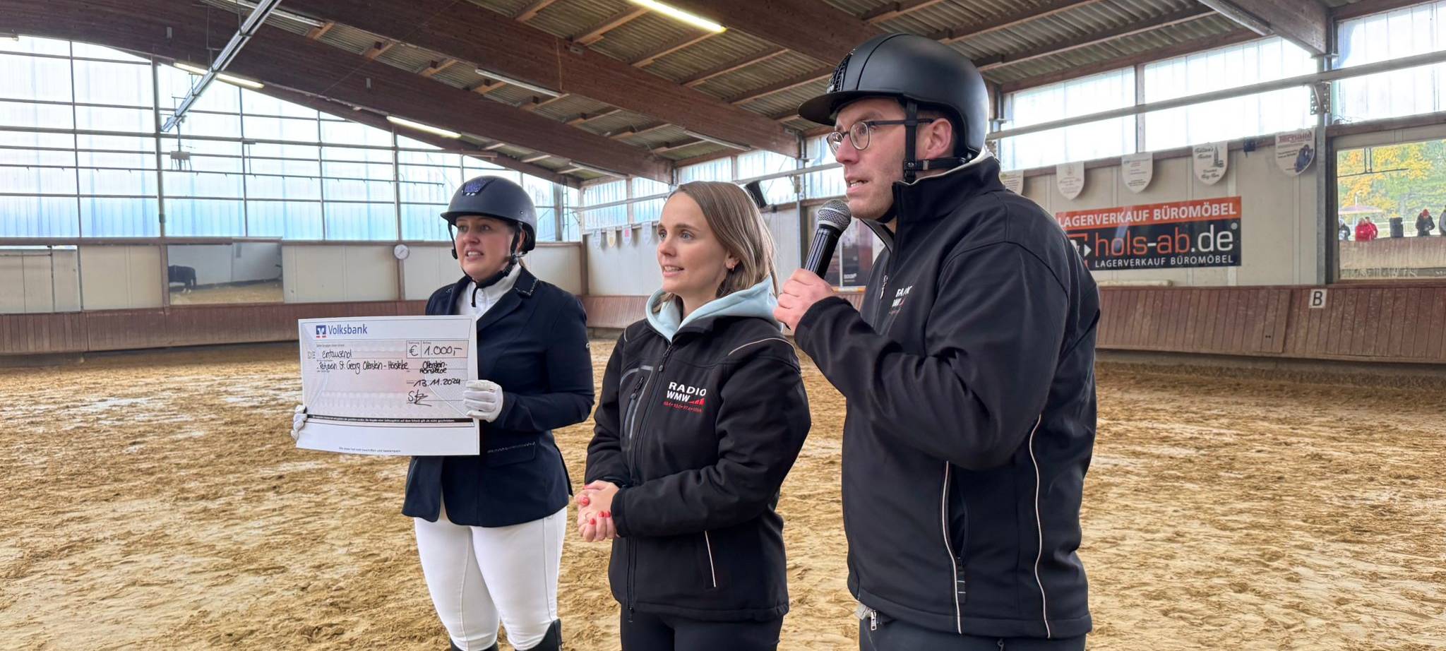 1.000€ für den Reit- & Fahrverein St. Georg in Ottenstein