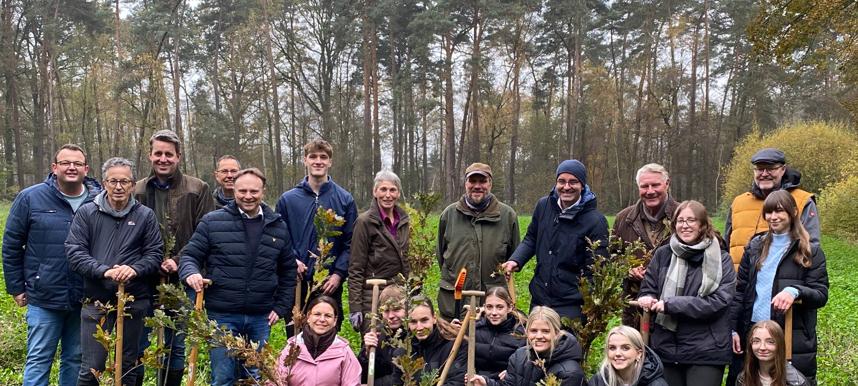 Baumpflanzaktion der „Klimabotschafter Kreis Borken“