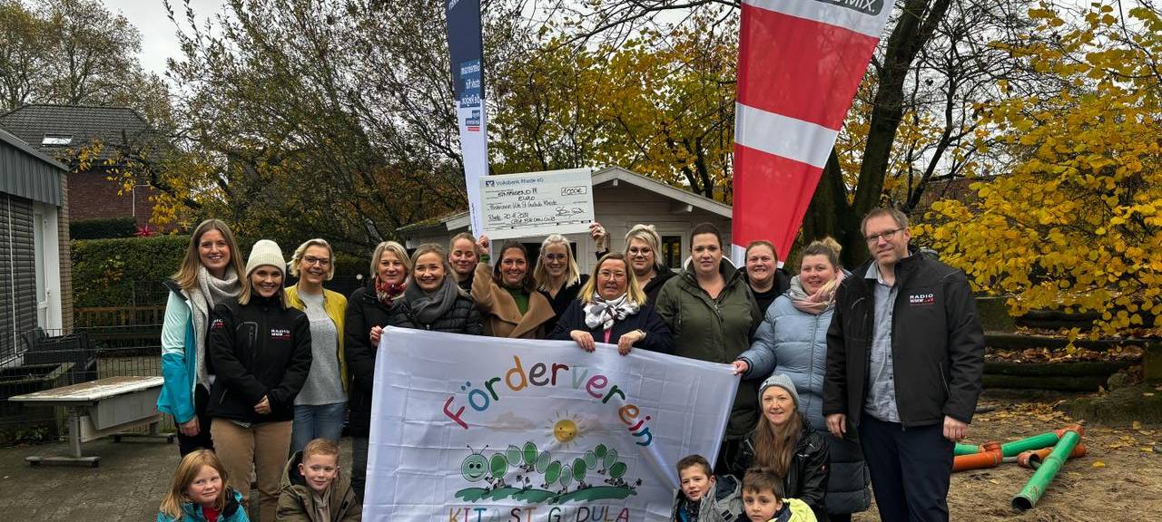 1.000€ für den Förderverein der St.Gudula Kita in Rhede