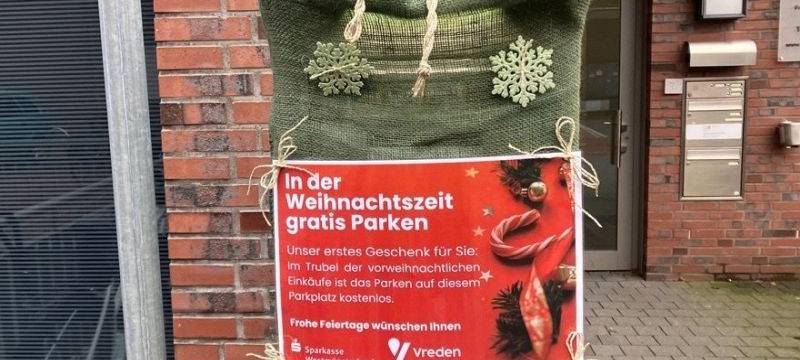 Kostenloses Parken in Vreden ab dem Nikolaustag