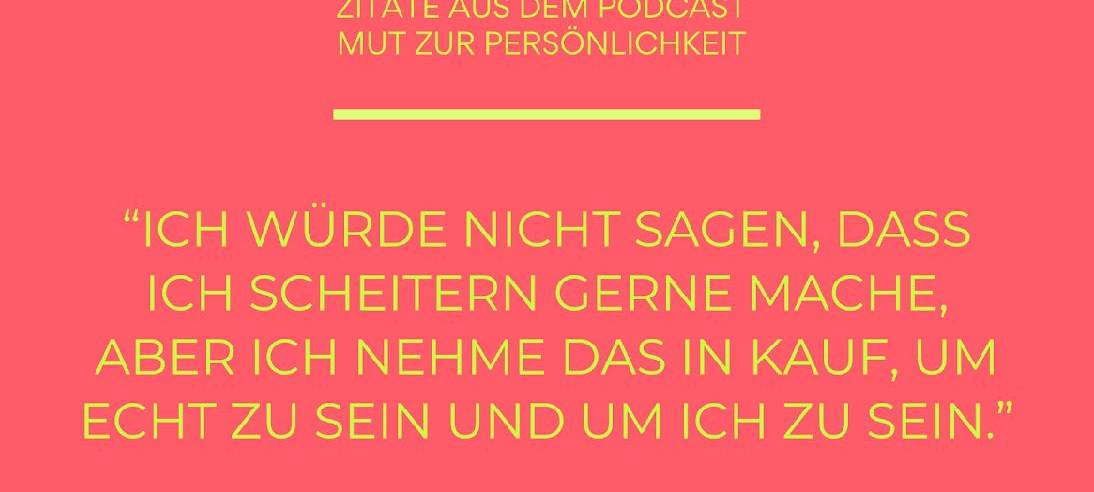Sina Kuipers zu Gast im Podcast "Mut zur Persönlichkeit"