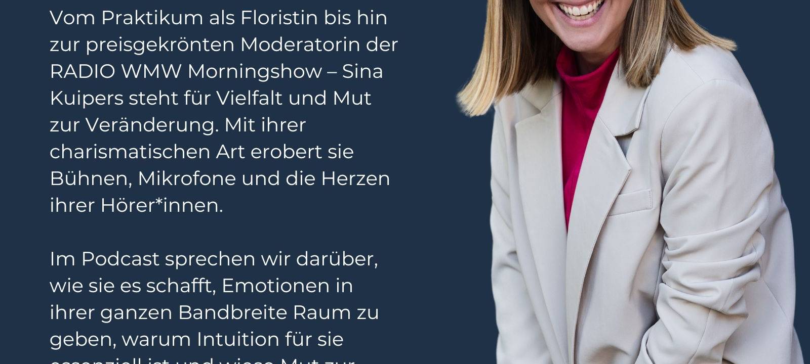 Sina Kuipers zu Gast im Podcast "Mut zur Persönlichkeit"