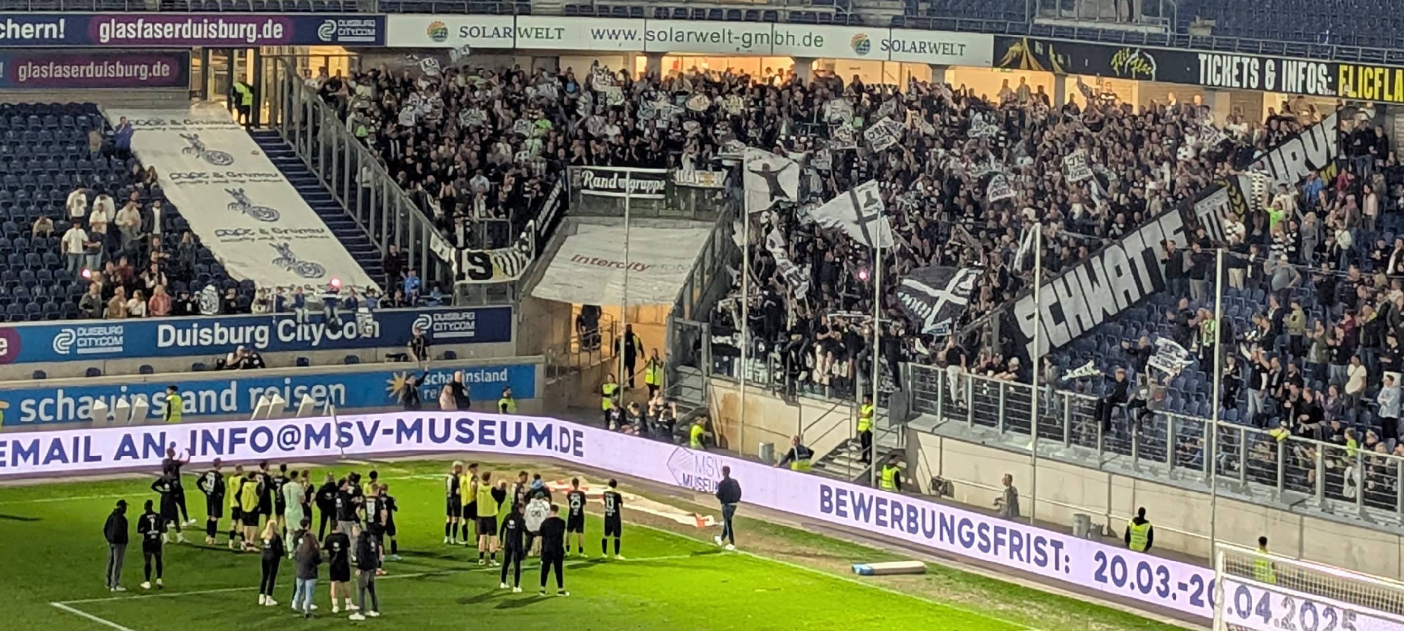 1:1 vor über 19.000 Fans - Bocholt gelingt Remis in Duisburg
