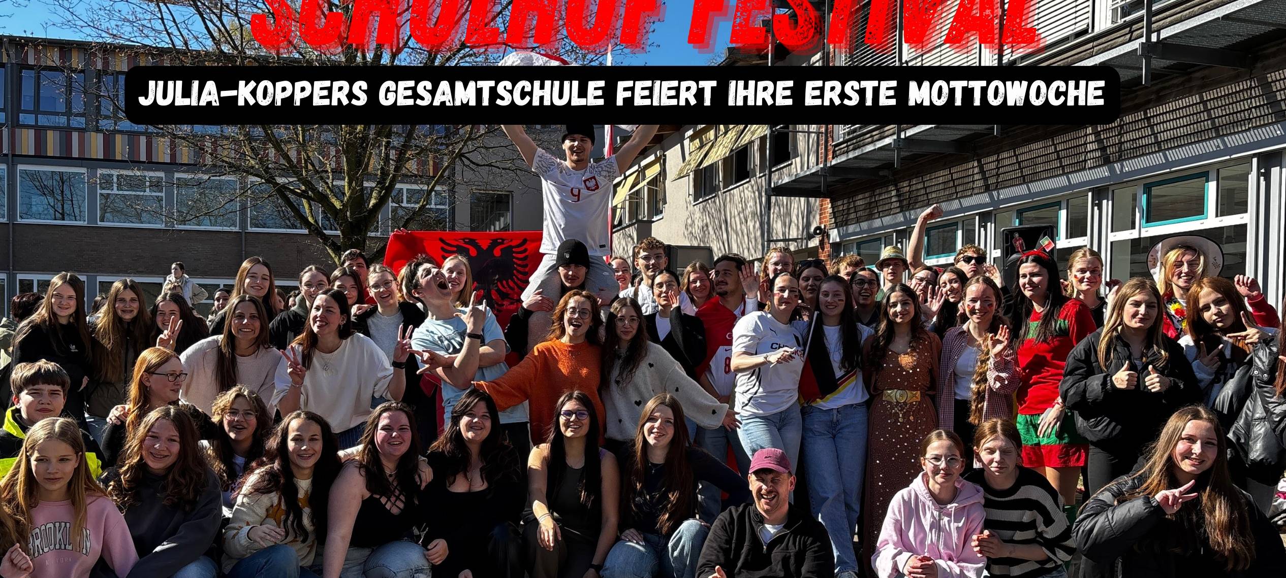 Schulhof Festival - Julia Koppers Gesamtschule in Borken