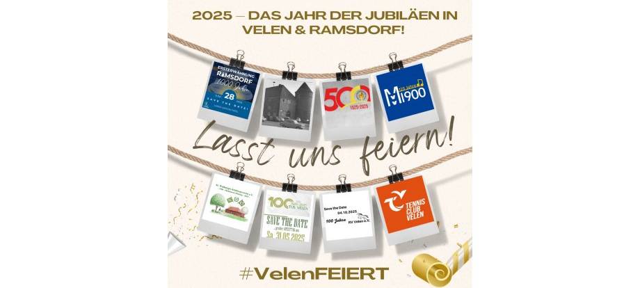 Jubiläumsjahr in Velen / Ramsdorf