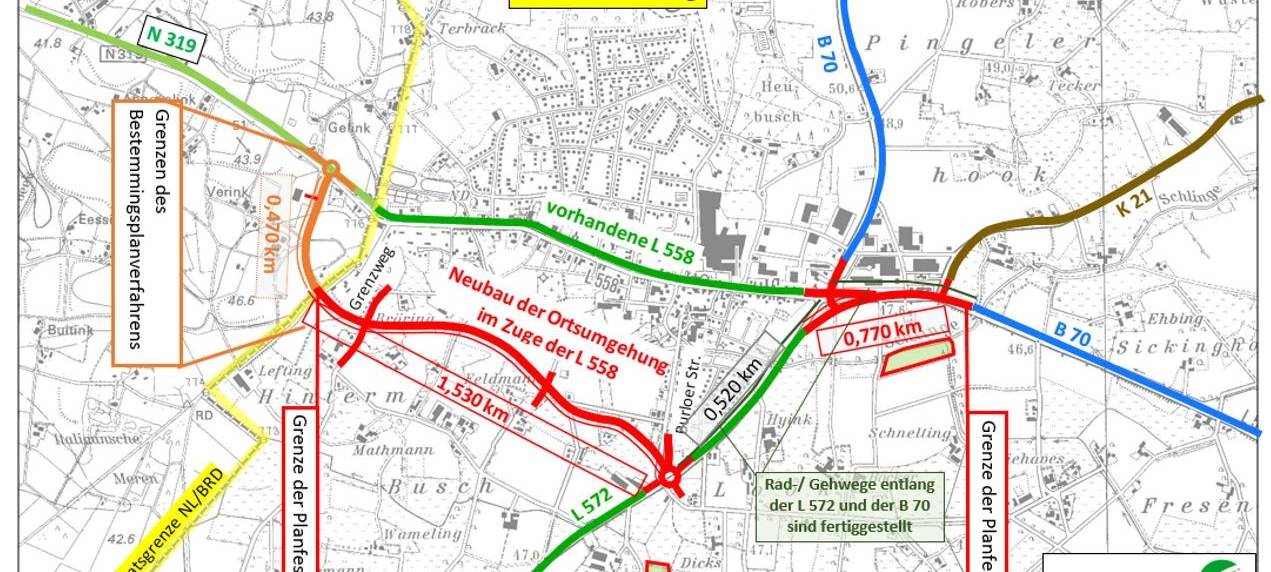 Umgehungsstraße Thema im Rathaus in Oeding