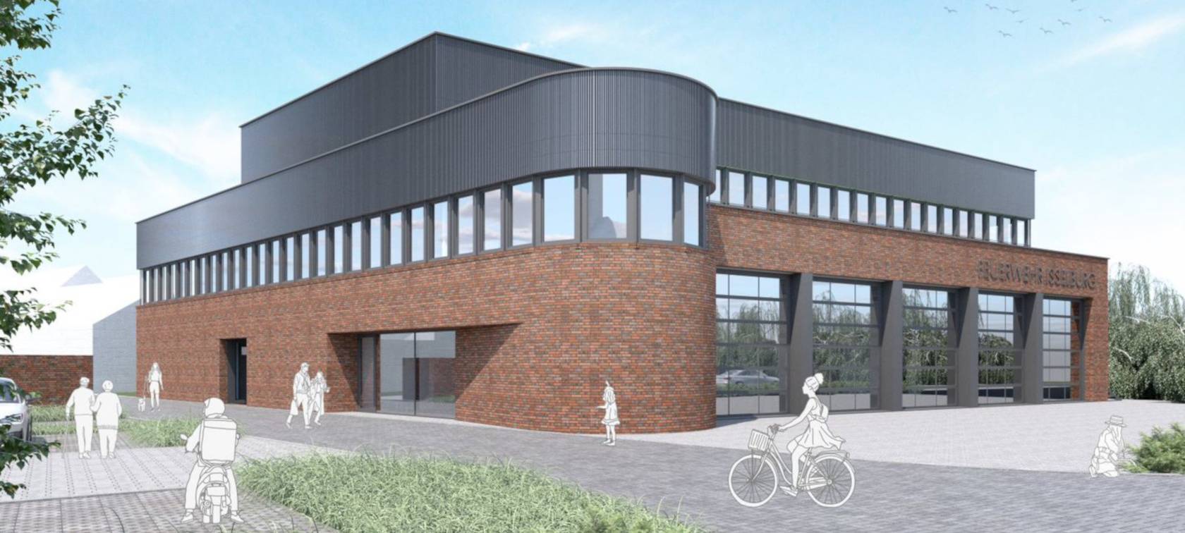 Neubau des Feuerwehr Gerätehaus Isselburg