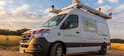 Mobile Mapping: Kamerawagen in Bocholt unterwegs