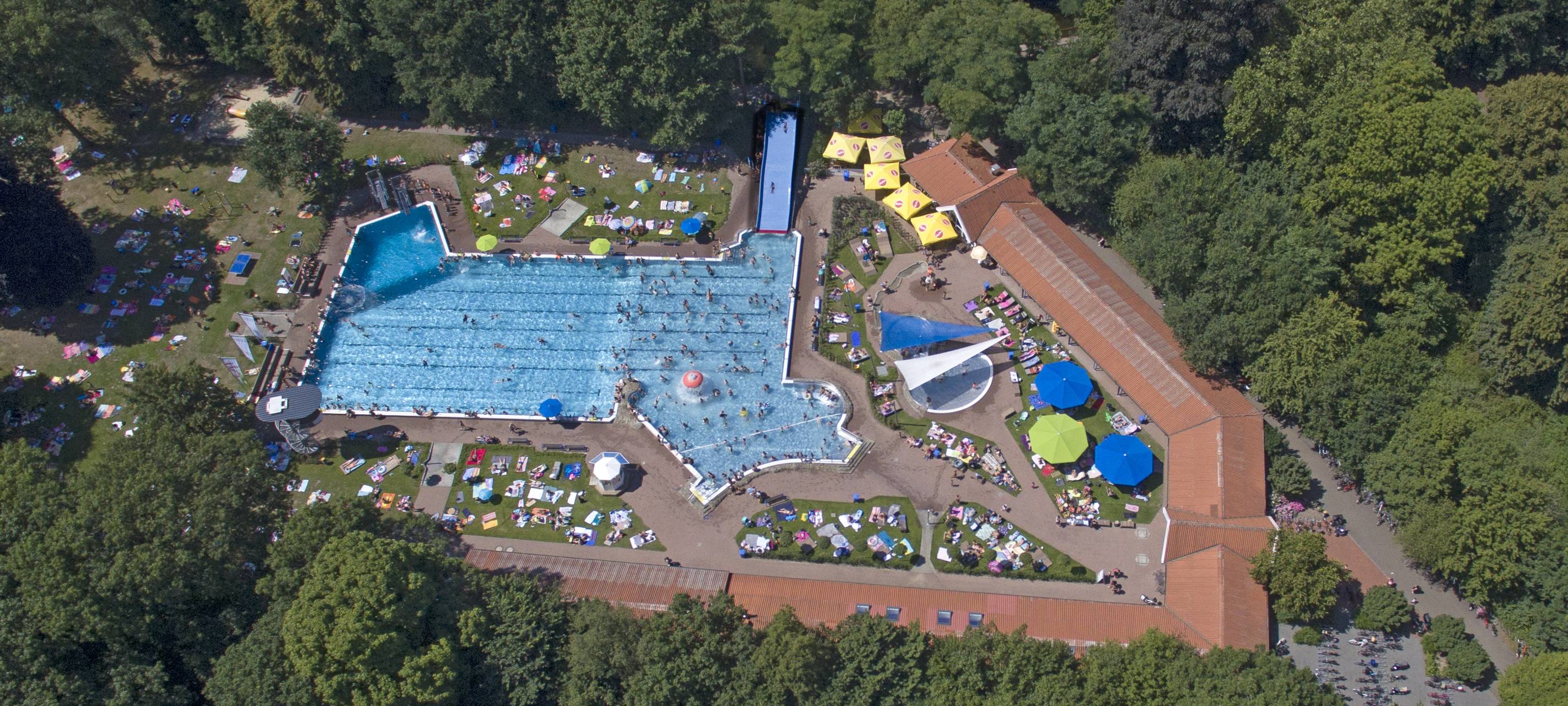 Schlechte Nachricht aus Gronau - das Parkfreibad ist vorübergehend für den öffentlichen Badebetrieb geschlossen
