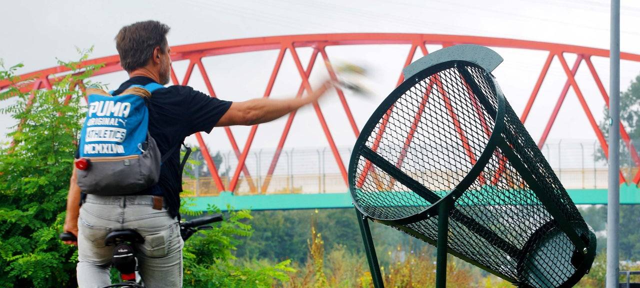 Borken plant fahrradfreundliche Mülleimer
